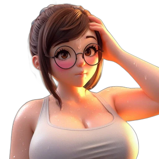 dress, face, staff, robot transparent PNG cut-out
