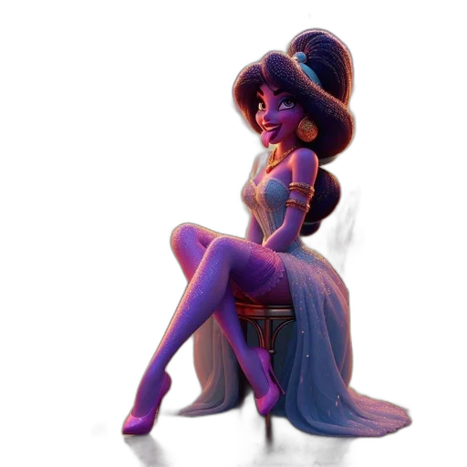 dress, hat, staff, crown transparent PNG cut-out