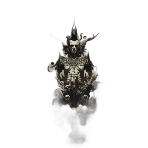 mask, robot, creature, staff transparent PNG cut-out