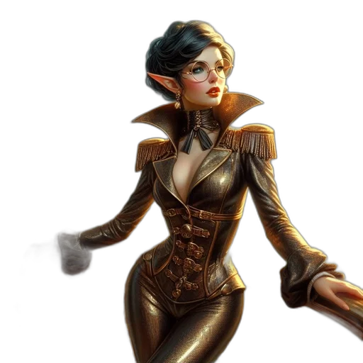 concept art, fantasy art, comic book art, 3d render transparent PNG cut-out