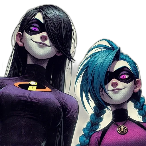 mask, comic book art, concept art, cyberpunk transparent PNG cut-out