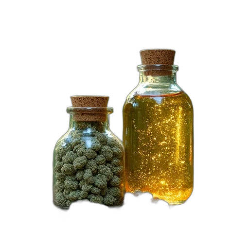 bottle, food, crown, 3d render transparent PNG cut-out