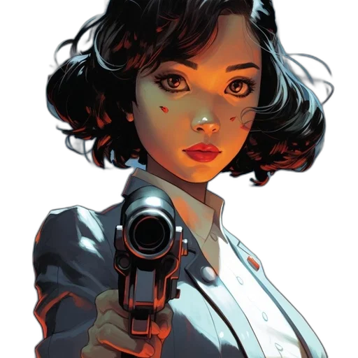 weapon, comic book art, concept art, cartoon transparent PNG cut-out