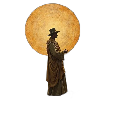 hat, umbrella, staff, dress transparent PNG cut-out