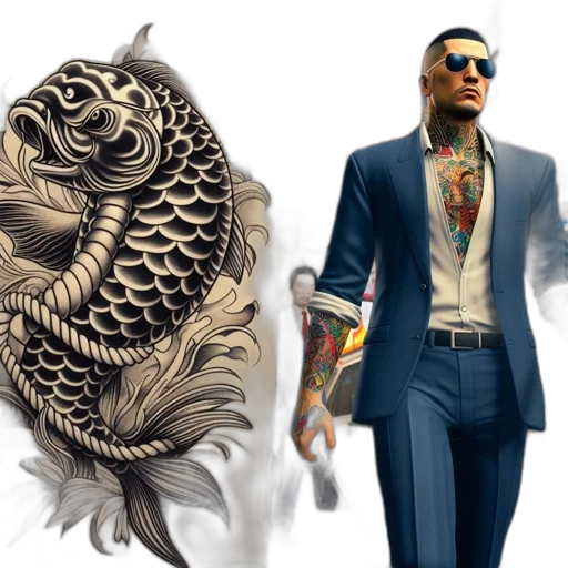 jacket, concept art, 3d render, fantasy art transparent PNG cut-out