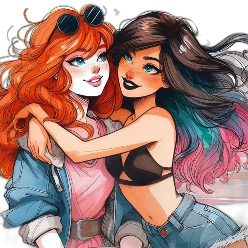 comic book art, cartoon, concept art, fantasy art transparent PNG cut-out