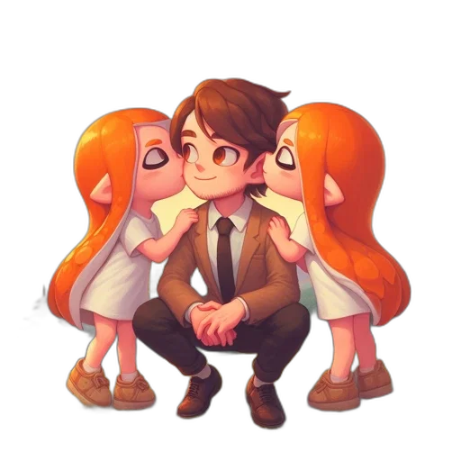 pixel art, anime, concept art, cartoon transparent PNG cut-out