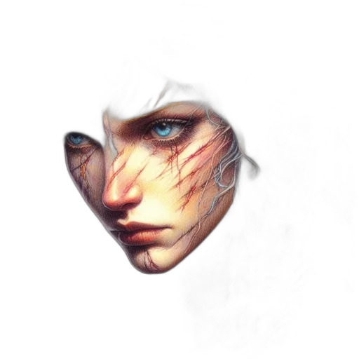 face, mask, creature, robot transparent PNG cut-out