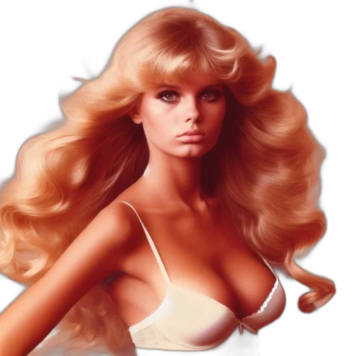 hair, photorealistic, comic book art, concept art transparent PNG cut-out