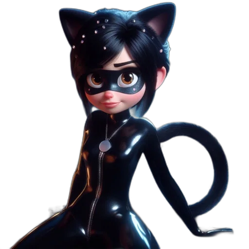 animal, concept art, 3d render, cartoon transparent PNG cut-out
