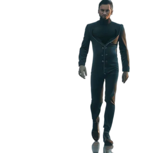 robot, jacket, creature, concept art transparent PNG cut-out