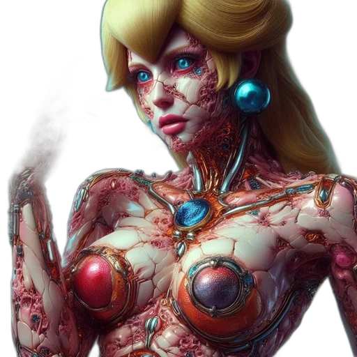 robot, concept art, cyberpunk, fantasy art transparent PNG cut-out