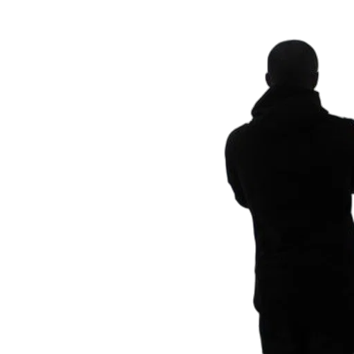 staff, jacket, face, weapon transparent PNG cut-out