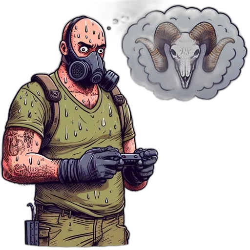 mask, animal, creature, weapon transparent PNG cut-out