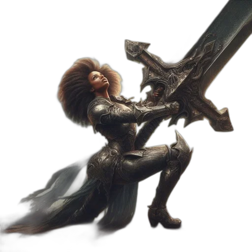 sword, weapon, staff, hair transparent PNG cut-out