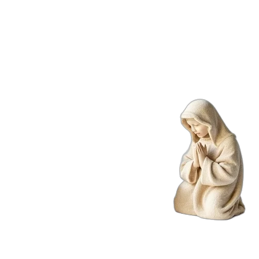 3d render, three, nativity, christmas transparent PNG cut-out