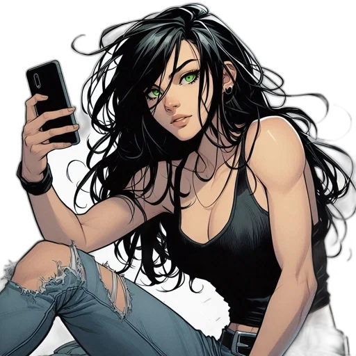 comic book art, cartoon, concept art, fantasy art transparent PNG cut-out