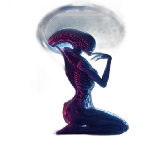 creature, hair, dress, robot transparent PNG cut-out