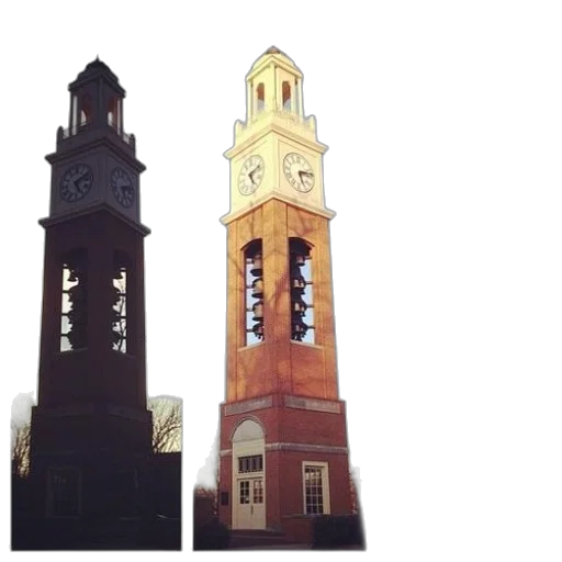 building, 3d render, three, clock transparent PNG cut-out