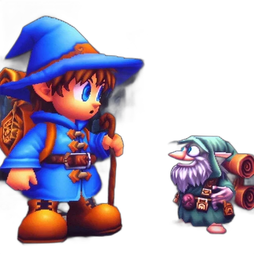 pixel art, concept art, fantasy art, 3d render transparent PNG cut-out