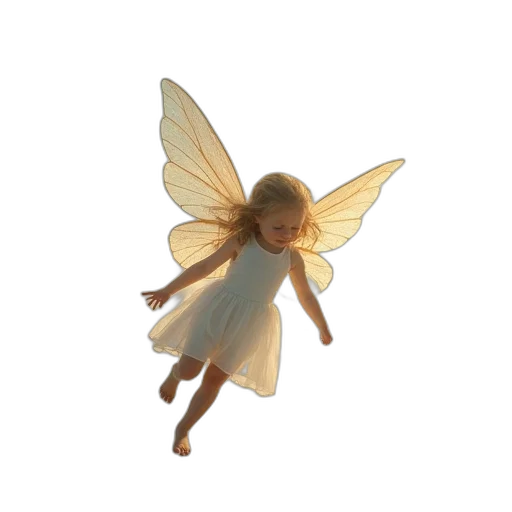 creature, dress, flower, 3d render transparent PNG cut-out