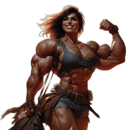 comic book art, concept art, fantasy art, photorealistic transparent PNG cut-out