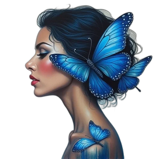 face, crown, jewelry, photorealistic transparent PNG cut-out