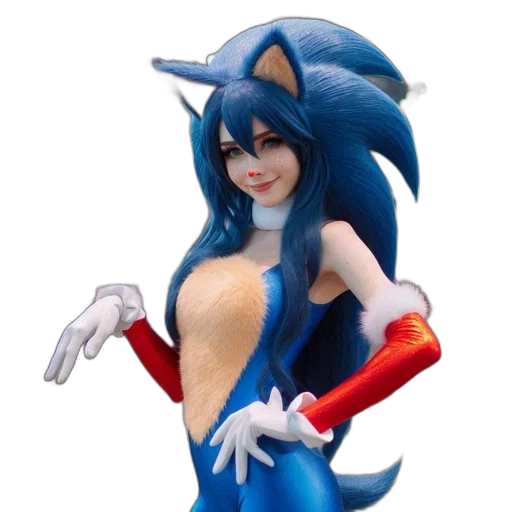 dress, creature, 3d render, concept art transparent PNG cut-out