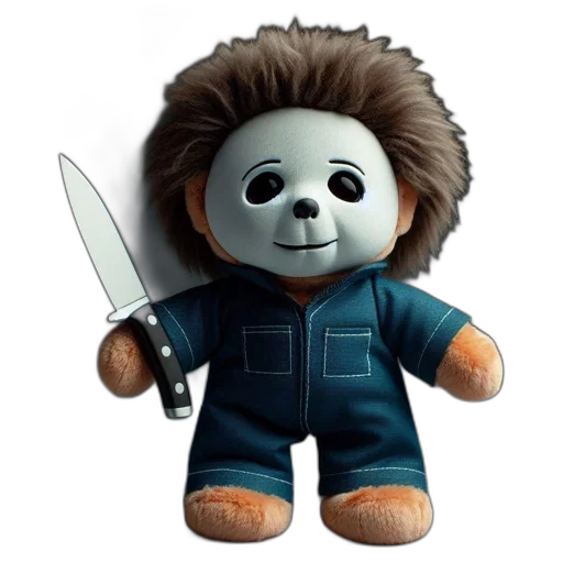 staff, concept art, horror, movie-inspired transparent PNG cut-out