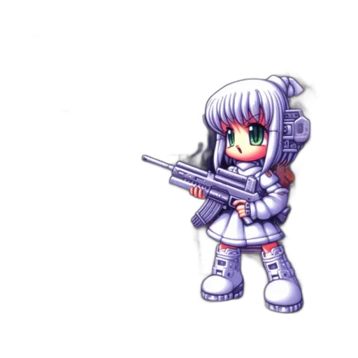 weapon, robot, staff, sword transparent PNG cut-out