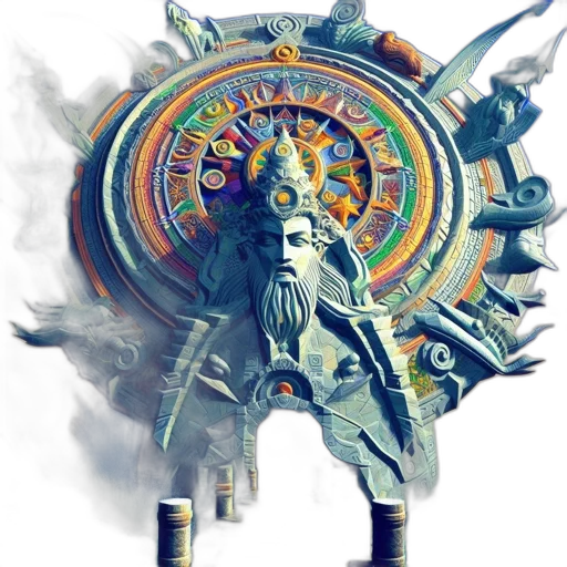 mask, robot, staff, creature transparent PNG cut-out