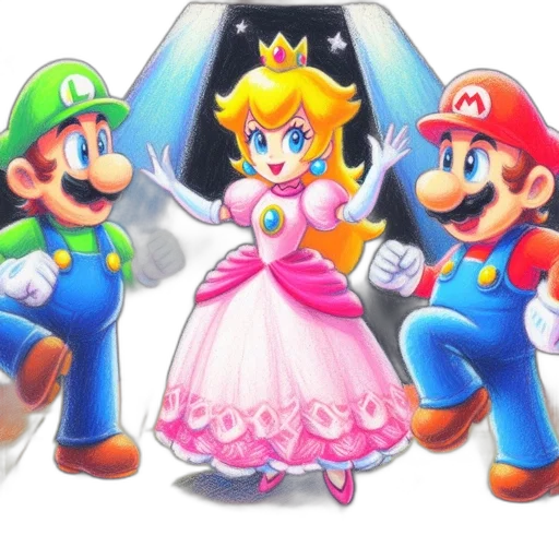 crown, dress, concept art, 3d render transparent PNG cut-out