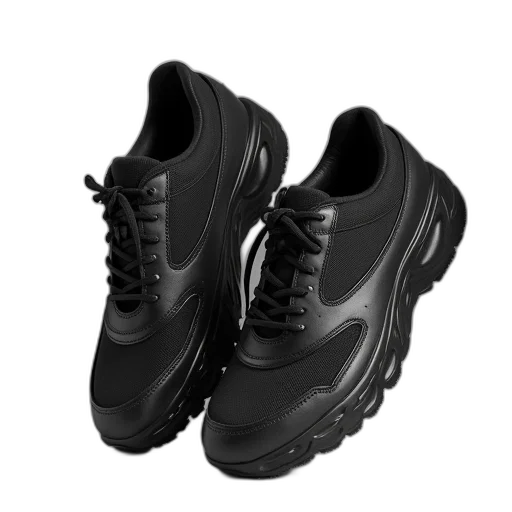 shoes, photorealistic, 3d render, nylon transparent PNG cut-out