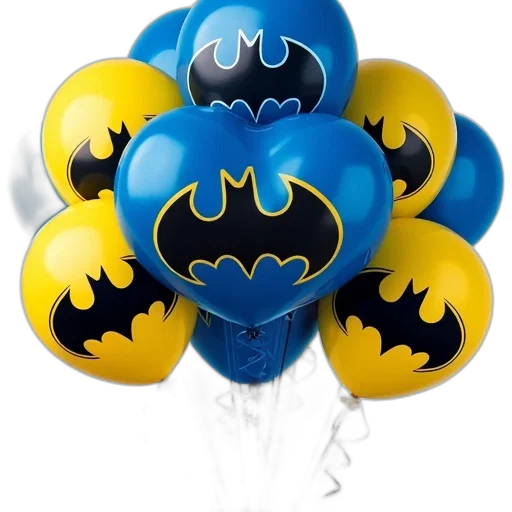 cluster, blue, yellow, balloons transparent PNG cut-out