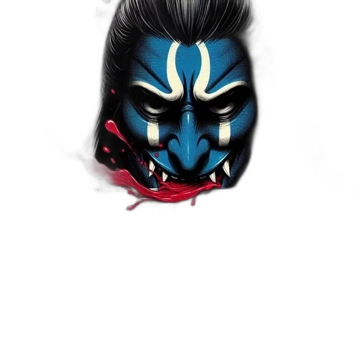mask, face, creature, fantasy art transparent PNG cut-out