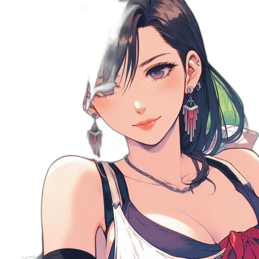 dress, jewelry, face, staff transparent PNG cut-out