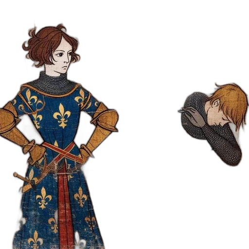 staff, sword, dress, crown transparent PNG cut-out