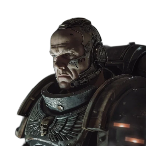 robot, face, concept art, cyberpunk transparent PNG cut-out