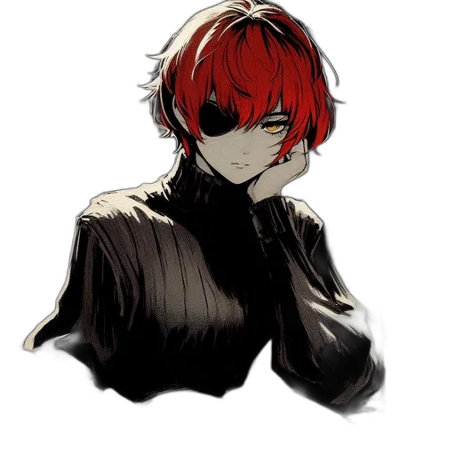 mask, face, jacket, staff transparent PNG cut-out