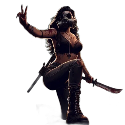 mask, staff, weapon, concept art transparent PNG cut-out