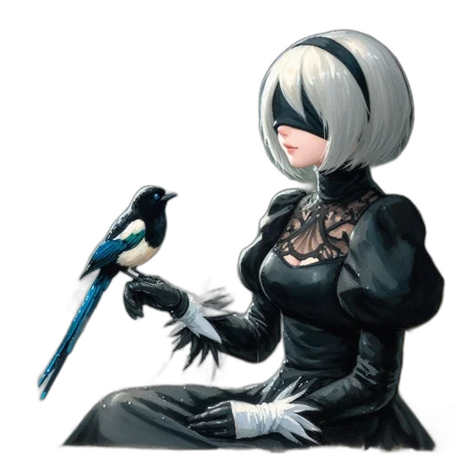 staff, weapon, animal, dress transparent PNG cut-out