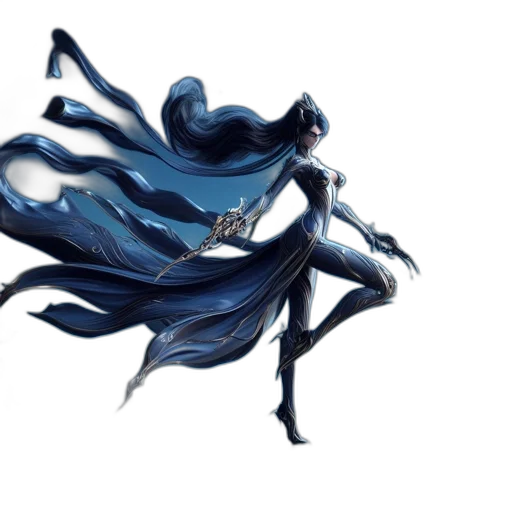 dress, concept art, comic book art, fantasy art transparent PNG cut-out