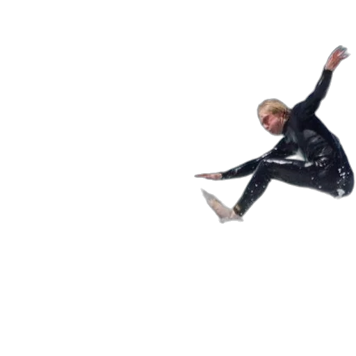 3d render, concept art, outer space, surfer transparent PNG cut-out