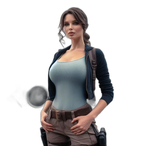 jacket, weapon, staff, concept art transparent PNG cut-out