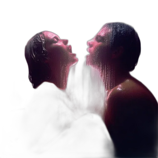 photorealistic, 3d render, concept art, vaporwave transparent PNG cut-out
