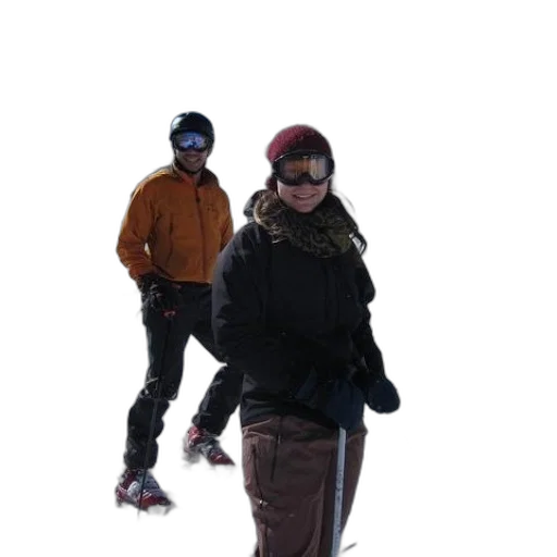 staff, jacket, hat, mask transparent PNG cut-out