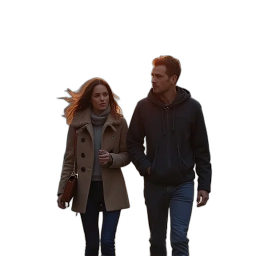 jacket, concept art, 3d render, snow transparent PNG cut-out