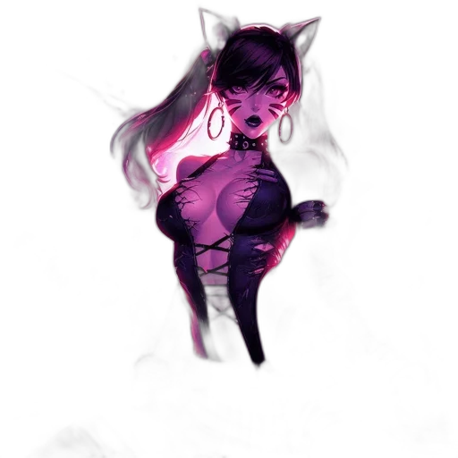 creature, mask, staff, dress transparent PNG cut-out