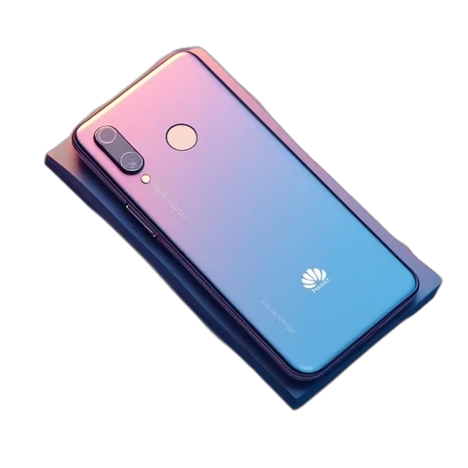 3d render, vaporwave, pastel, blue transparent PNG cut-out