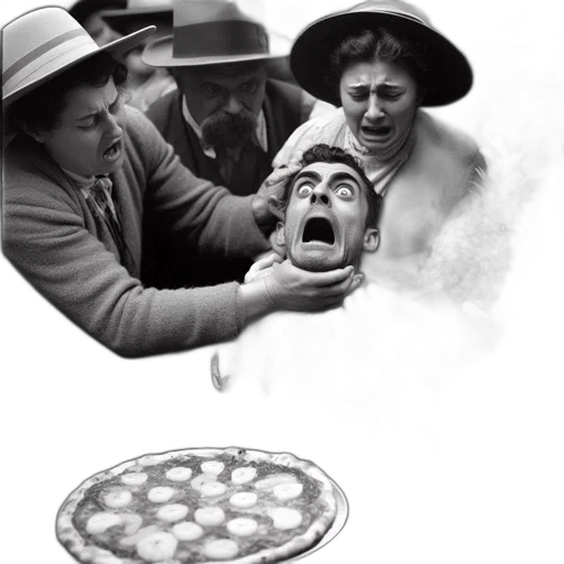 food, hat, face, staff transparent PNG cut-out